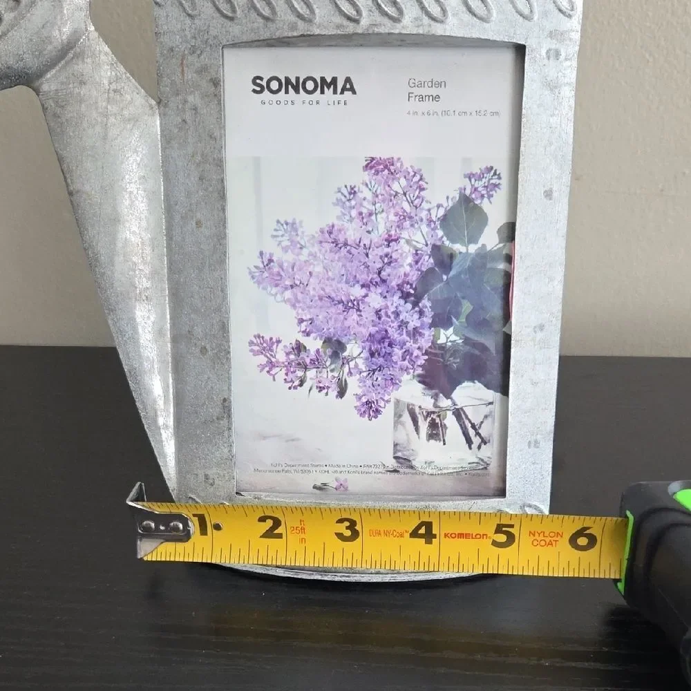 Sonoma Silver Watering Can Picture Frame